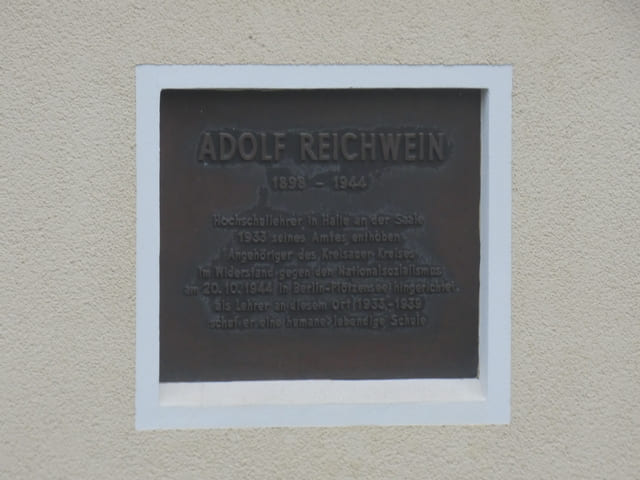 Gedenktafel für Adolf Reichwein