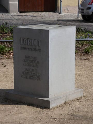 Loriot-Denkmal an der Johanniskirche