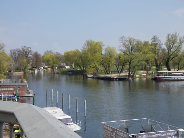 Brandenburger Niederhavel an der Jahrtausendbrücke