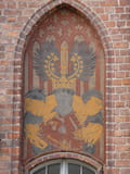 Altstädtisches Rathaus, Verzierung am hinteren Portal