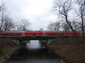 Eisenbahnbrücke an der Fahrtenbrücke