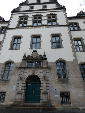 Amtsgericht Cottbus, Fassade