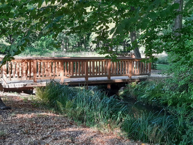 Brücke über den Branitz-Dissencher Hauptgraben