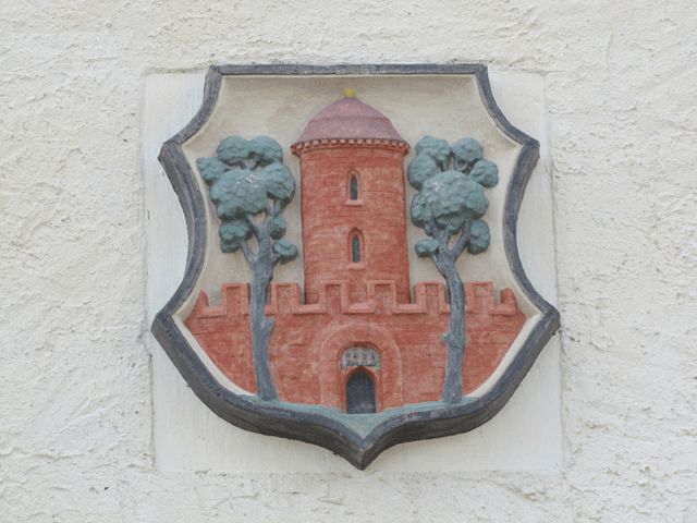 Stadtwappen am Schloss