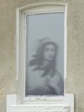 Fenstermalerei am Lehn-Schank-Gut - heute Atelierhof