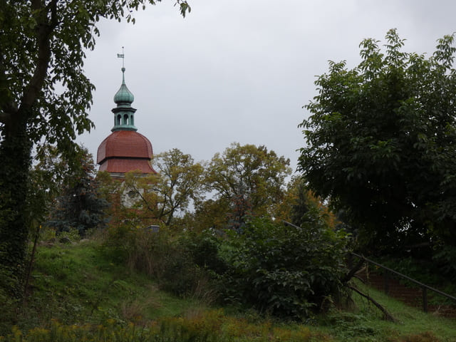 Blick zur Kirche