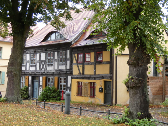 Fachwerkhäuser auf dem Kirchberg