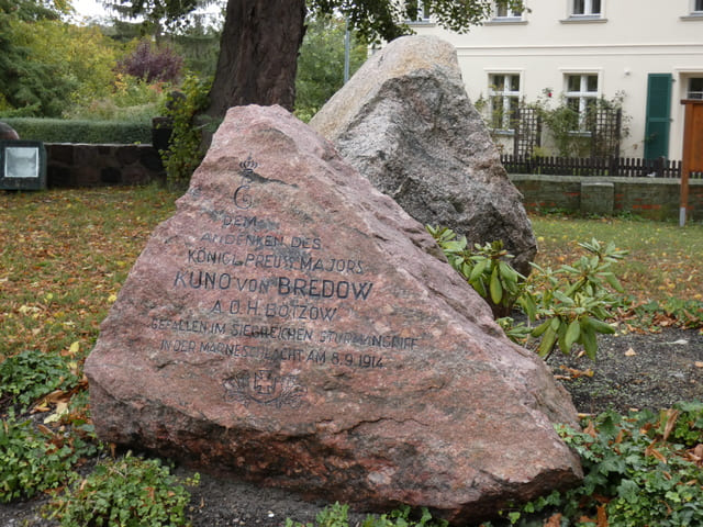 Gedenkstein an Kuno von Bredow
