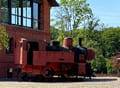 Landgut Stober (ehemals Borsig), historische Lokomotive<BR />Foto von Ulrich Gießmann