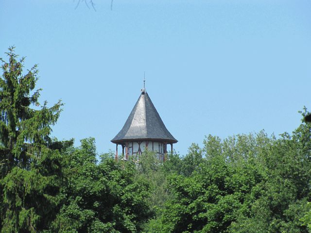 Blick zum Turm auf dem Funkerberg