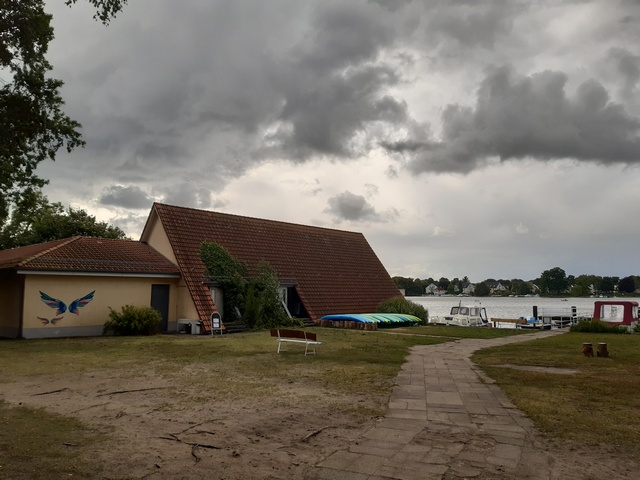 Blick vom Schmöckwitzer Werder auf den Zeuthener See