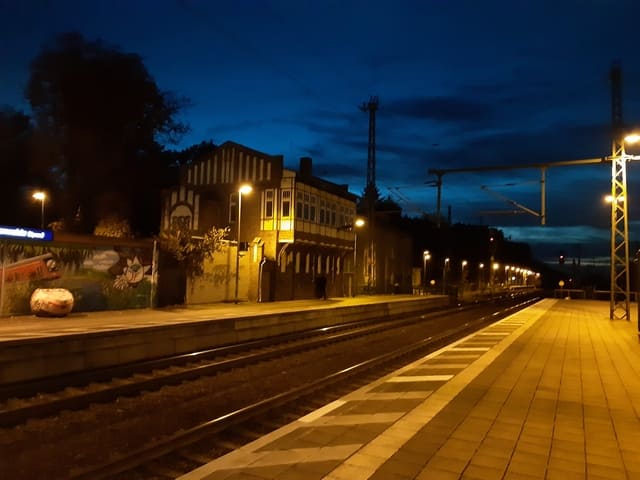 Am Bahnhof Fürstenwalde