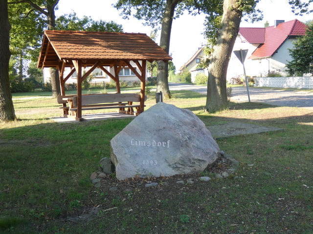 Gründungsstein in Limsdorf