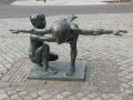 Skulptur "Turnende Kinder"