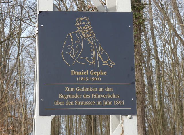 Gedenktafel an Daniel Gepke