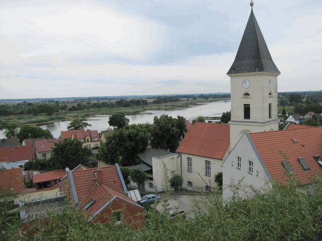 Blick vom Turmberg auf die Oder