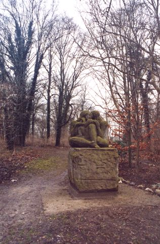 Sandstein-Skulptur