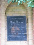 Grab der Ehefrau des englischen Jockeys Thomas Busby