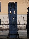 Steinfigur am Schloss