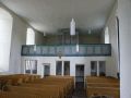 Kirche, Innenansicht mit Orgel