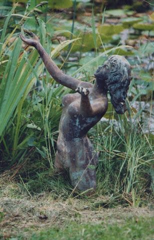 Skulptur im Schaugarten Schwante