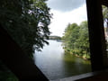 Blick von der Baalenseebrücke auf den Baalensee