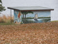 Wandmalerei am Lehnitzsee