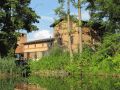 Blick vom Großen Wentowsee auf die Mühle Tornow