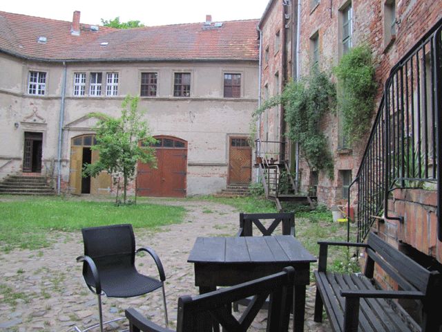 Eingang zur Burg Goldbeck