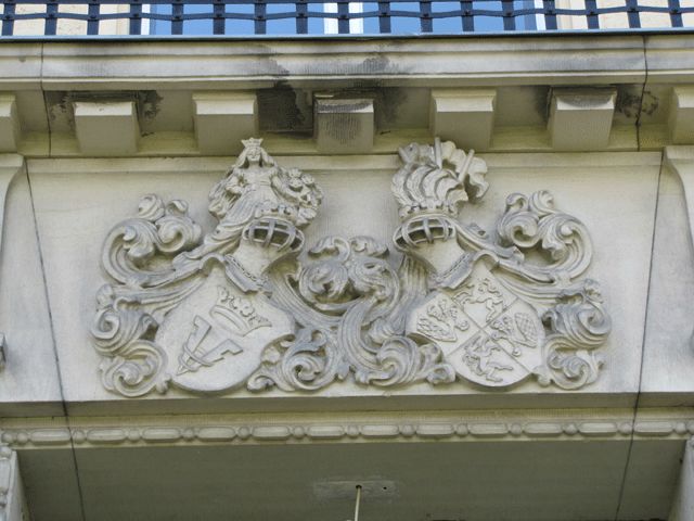 Wappen am Gutshaus