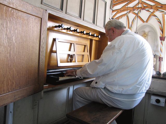 Siechenhauskapelle, Vorführung der Orgel