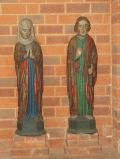 Klosterkirche, Holzfiguren Maria und Johannes