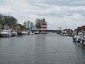 Hafendorf mit Leuchtturm