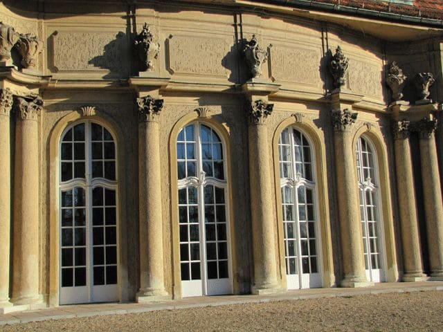 Schloss Marquardt, Fensterfront