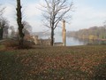 Blick zum Dampfmaschinenhaus und zur Glienicker Lake