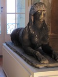 Sphinx in der Gotischen Bibliothek