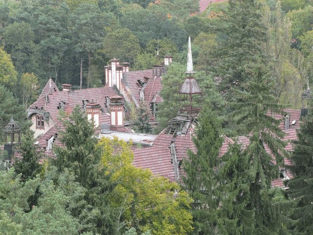 Blick auf das Frauensanatorium