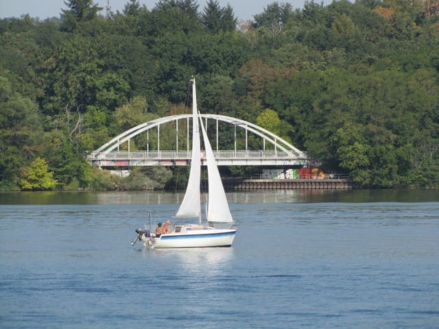 Durchfahrt vom Templiner See zum Petzinsee