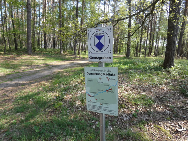 Denkmal Grenzgraben Gemarkung Rädigke