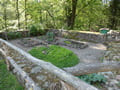 Kleiner Kräutergarten an der Burg Rabenstein