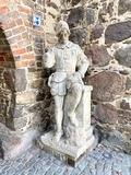 Burg Ziesar, Wächterfigur<BR />Foto von Ulrich Gießmann