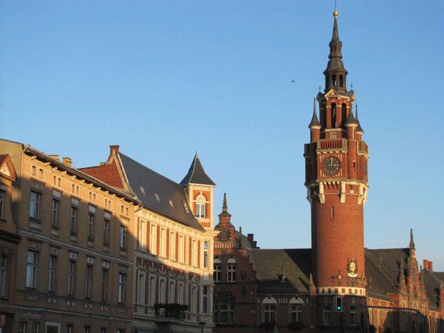 Blick zum Rathaus