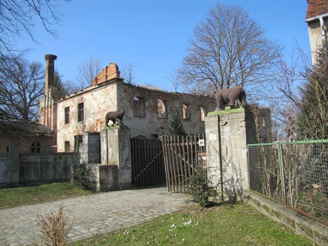 Ruine des Gutshauses Kleinbeeren