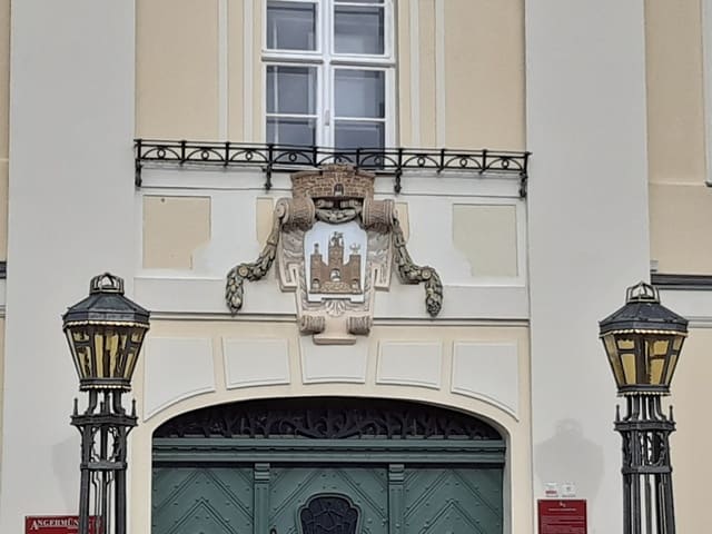 Stadtwappen am Rathaus