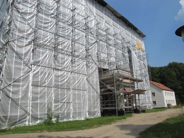Schloss Götschendorf im Umbau