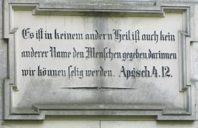 Grabstätte der Familie von Arnim, Inschrift