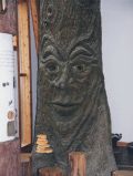 sprechender Baum im Museum Blumberger Mühle