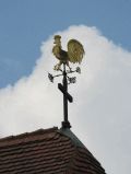 Wetterhahn auf der Franziskaner-Klosterkirche