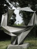 Skulptur "Schwingend" von Volkmar Haase im Skulpturenpark