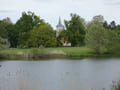 Blick von der Hohensaaten-Friedrichsthaler Wasserstraße zur Criewener Kirche